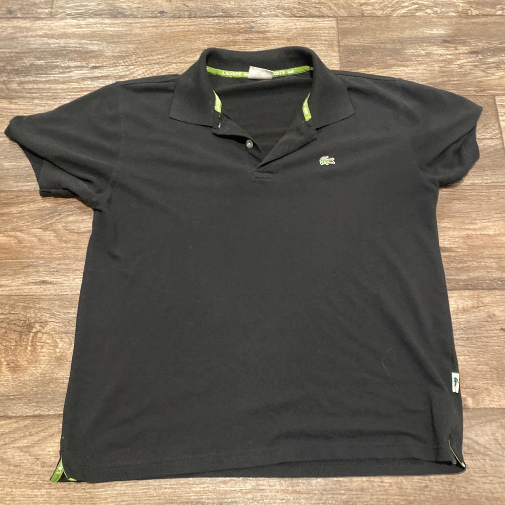Black Lacoste Polo
